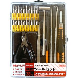 セット商品 藤原産業 E-Value 精密ツールセット 28pcs EPS-660 | セキチュードットコム