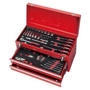 藤原産業 E-Value 整備工具セット ブラック(黒色) 70点 EST