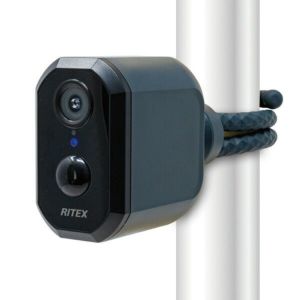 RITEX スマホ連動センサーカメラ 即日出荷 ムサシ RITEX 充電式どこでもセンサーWi-Fiカメラ C-RC7200